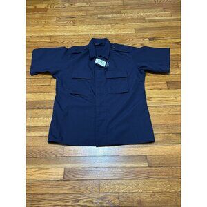 Propper BDU Shirt Mens Medium Short Sleeve 2 Pocket Navy Blue Coat NEW NWT